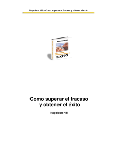 Como superar el fracaso y obtener el éxito.