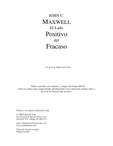 El Lado Positivo Del Fracaso